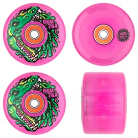 Slime Balls 66mm Gator Swamp Spew Light Ups OG Slime Pink 78a Skateboard Wheels