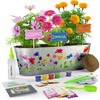 Dan&Darci Paint & Plant Flower Growing Kit for Kids -