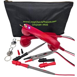 Loop Check Phones Electrician Continuity Test Phone Set TE002-RM with 2 Super Strong Magnets