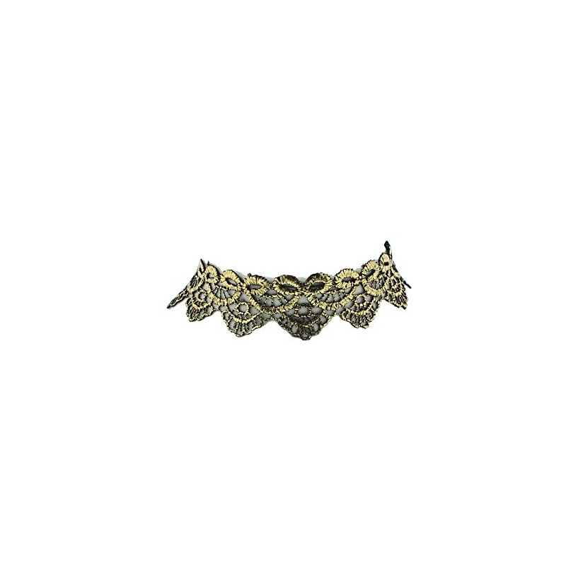 Zac's Alter Ego Gold Filigree Patterned Choker