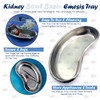 DDP 8" Kidney Bowl Basin Emesis Tray Stainless Steel Satin