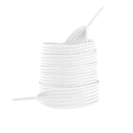 CHZM501 2 Pairs 2CM Fat Wide Jumbo Thick Flat ShoeLaces Campus,Athletic Shoelaces,Sneaker ShoeLaces (White, 39.37 IN)