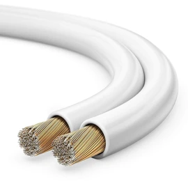 Sonero® 10 Metre 2 x 0.75 mm² CCA Speaker Cable/Box Cable, Colour: White