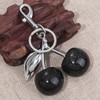 FloralGrace 1 Piece Versatile Cherry Key Ring and Bag Charm