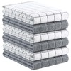 Kitinjoy Premium Kitchen Towels (16"x 28", 6 Pack), Large 100%