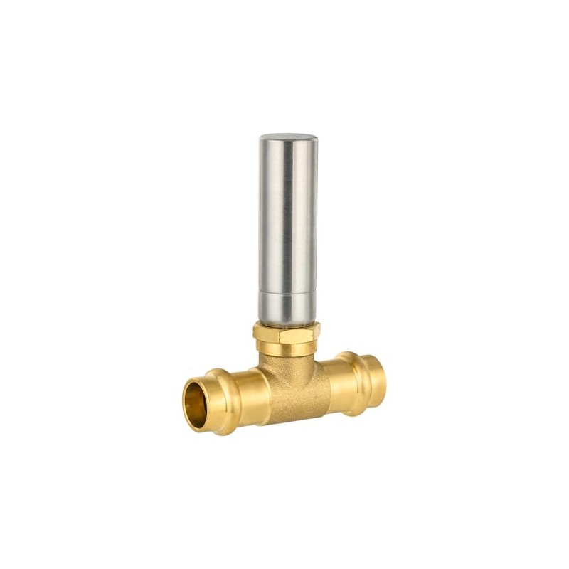 EFIELD MH-361T 1/2-Inch Copper Press Connection Tee,Stainless Steel Water Hammer