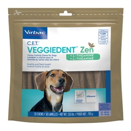 C.E.T. VEGGIEDENT Zen Tartar Control Chews for Dogs