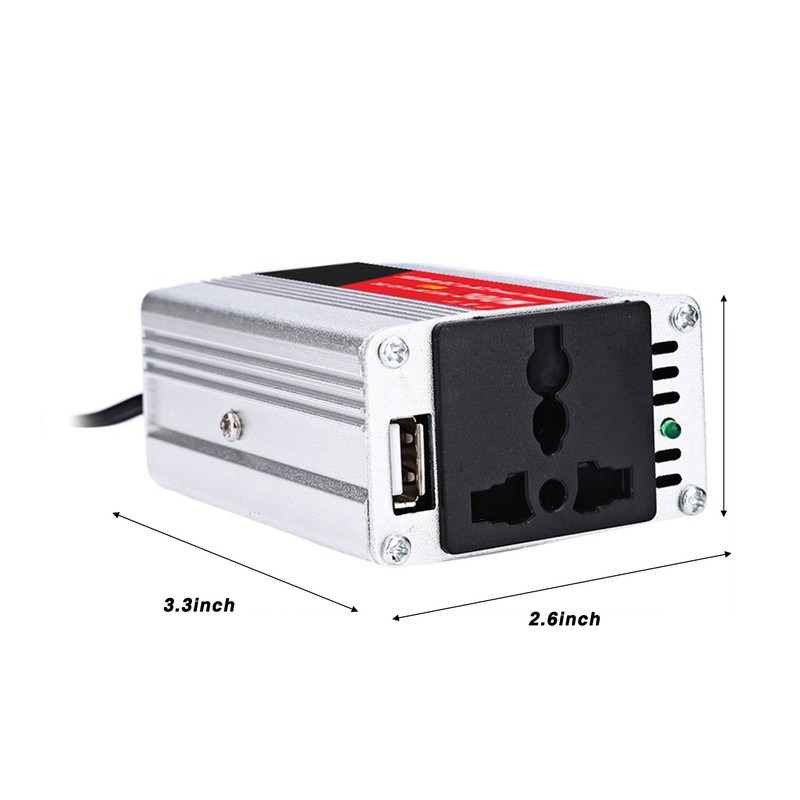 Portable Inverter Car Power Inverters DC12Volt To AC220Volt Transformer 300W