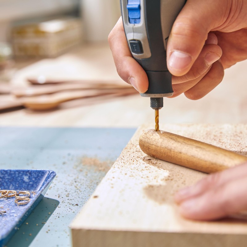 Dremel 628HP 7 Piece Titanium-Coated Rotary Drill Bit Set -