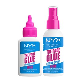 Nyx Professional Makeup, Face Glue Primer Hidratante  Fijador de Maquillaje, prolongan el maquillaje hasta 24H, resistentes al agua y a...            