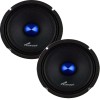 Audiopipe 2) Audiopipe APMB628PM Low Mid Frequency Loudspeaker 6" 200W