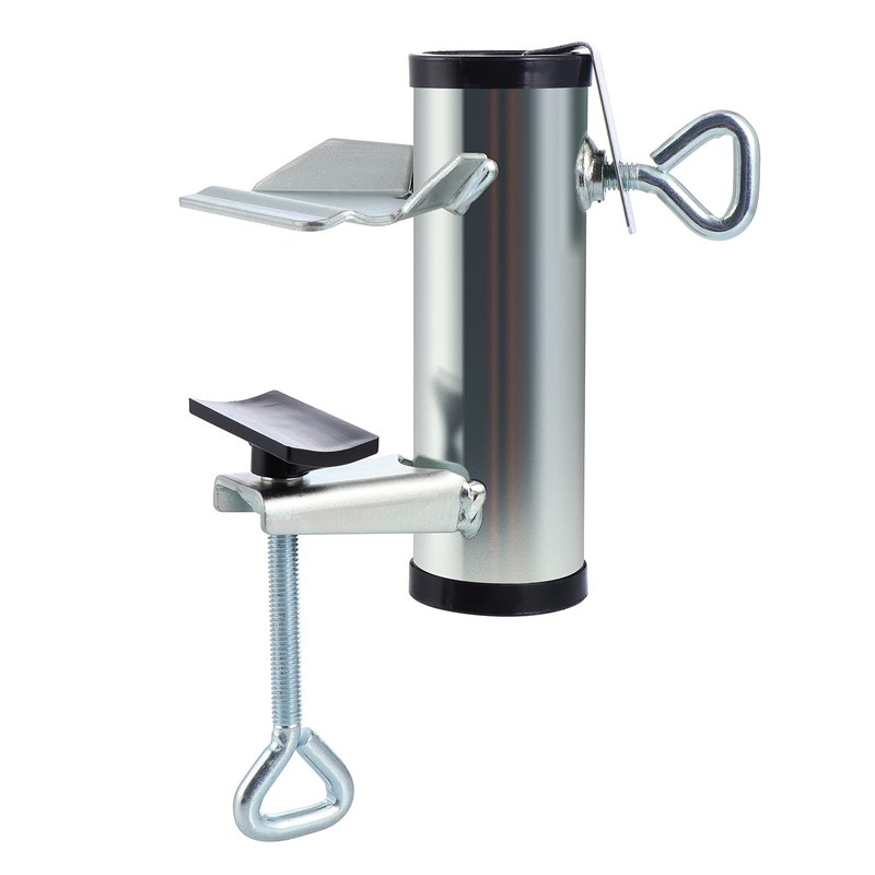 MOLIGOU Deck Umbrella Clamp, Patio Balcony Umbrella Stand Clip, Parasol