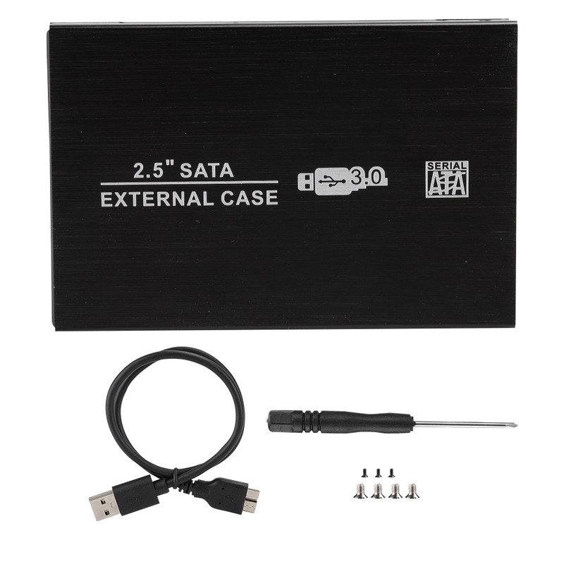 2.5in Hard Disk Box Aluminium Alloy USB3.0 Support 2.5in SATA