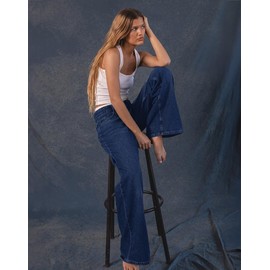 EMMIOL Oversized Jeans for Women High Waist Y2K Jeans Wide Leg Baggy Cargo Pants Casual Loose Boyfriends Trousers Vintage Streetwear