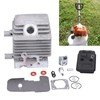 Cylinder Piston Exhaust Muffler Gasket Kit Fit for Stihl FS75