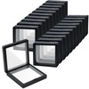 QUYLIXX Black 3D Floating Frame Display Holder Stands, Coin Display