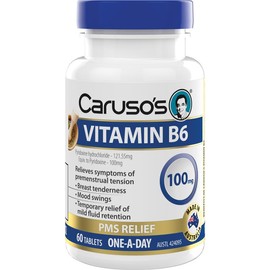 Caruso’s Natural Health Caruso's Vitamin B6 100mg Tab X 60