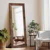 ABSWHLM Full Length Mirror 65"x22" - Beveled Edge Rustic Brown