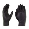 AMMEX Black Nitrile 3 Mil Disposable Gloves - Powder-Free, Latex-Free,