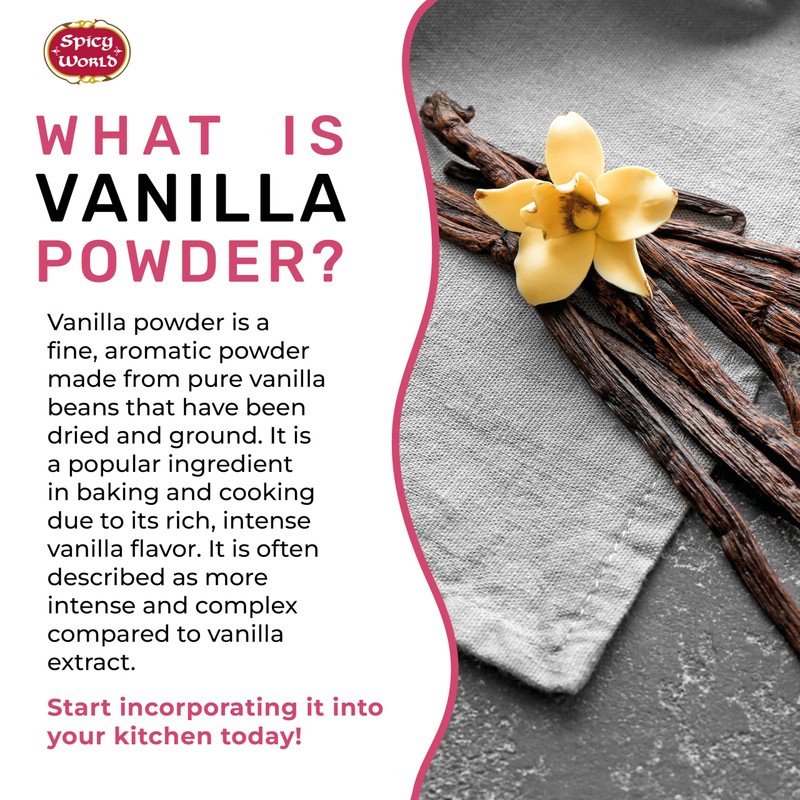 Spicy World Vanilla Bean Powder 2 oz - Premium 100%