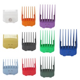 Bedaily 10-Pack Magetic Clipper Guards Set for Animal Lithium Ion Pro 9766/9591-2100 only, Color Coded Clipper Guides Replacement - Length: 1/16" to 1"