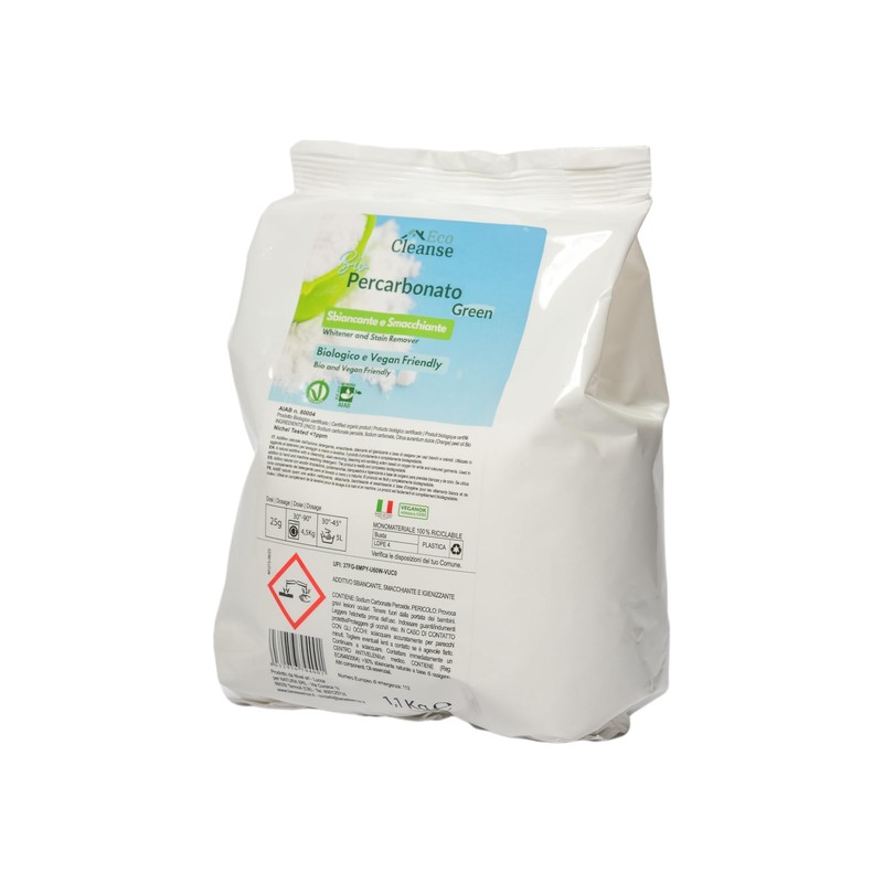 Ökologisches Bio-Percarbonat-Pulver mit bleichender und fleckenentfernender Wirkung, 1,1 kg