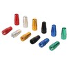 Aluminium Presta Tyre Valve Dust Caps (2 Pack) (orange)