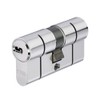 Abus Door Cylinder/Lock with Key, silver, 33461