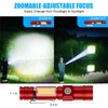 Flashlight USB Rechargeable, Magnetic LED Flashlight, Super Bright LED Tactical