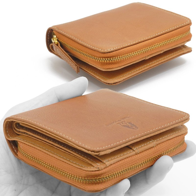 Hush Puppy HP0608 Nick Wallet Bifold Coin Purse Zip Around
