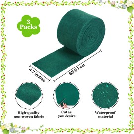 Riare 3 Pack Tree Wraps to Protect Bark- Total 195 Feet Cold-Proof Tree Trunk Protector Guard Wrap for Winter, Damaged Bark Tree Protectors from Deer Animals, Keep Warm & Moisturizing