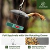 Kingsyard Large Platform Bird Feeder Outdoor Hanging, Adjustable Dome Squirrel