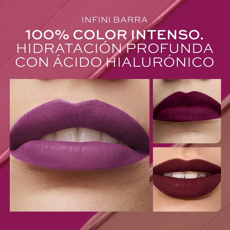 L'BEL - Infini Lápiz Labial Hidratante de Larga Duración con