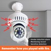Light Bulb Security Camera Outdoor Wireless WiFi E27 Motion Tracking