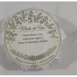 Shampoo Solido Artesanal de Romero y Canela 100 gr