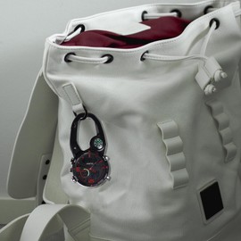 JewelryWe Multifunctional Clip on Watch: Digital Analog Dual Time Display LED Carabiner Watch Backpack Buckle Belt Fob Watches for Rock Climbing Doctors Nurses Chefs