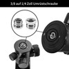 GIONAR Tripod Adapter 1/4 to 3/8 Inch Thread Adapter, 3/8