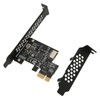 PCIE to USB 3.2 Expansion Card Black 5Gbps High Speed
