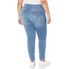 Seven7 Women's Plus Size Tummy YONER Pull ON Skinny Jean,