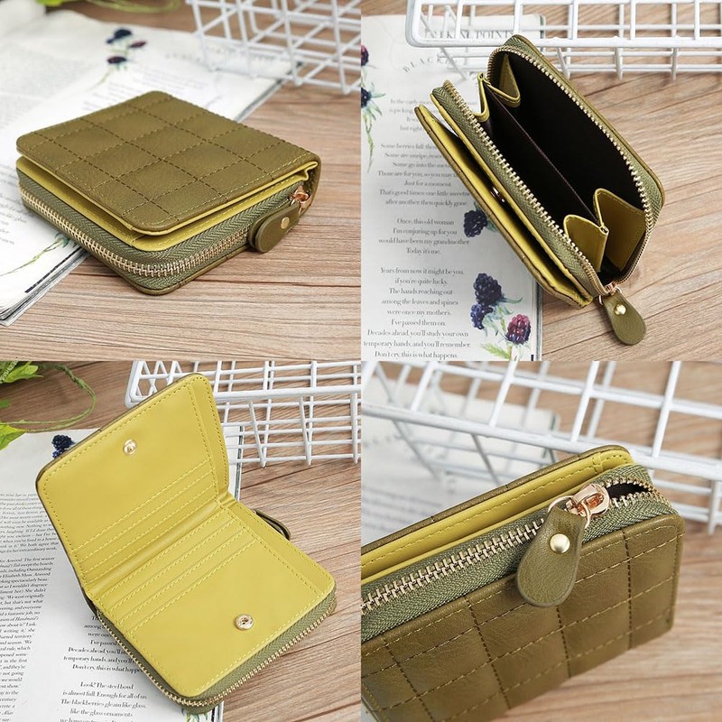 BinPhorm Wallet with Card Holder, Green, Modern