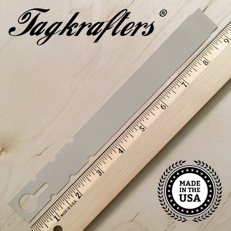 TAGKRAFTERS 9" x 1" Tan - 500 Pcs - Plastic