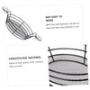 Ciieeo 1Pc Stainless Steel Frying Basket Black French Fries Container