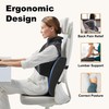CILI Lumbar Support Pillow for Office Chair, Heated Back Support