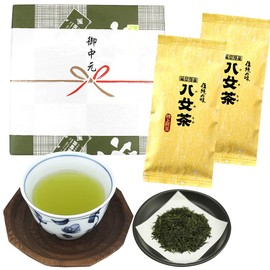 Onakugen Gift Tea Yame Tea Special Sencha, 3.5 oz (100 g) x 2 Bags, Iwasakien Tea, Kyushu, Fukuoka Yame Tea, Present, Souvenir, Ichiban Tea Leaf