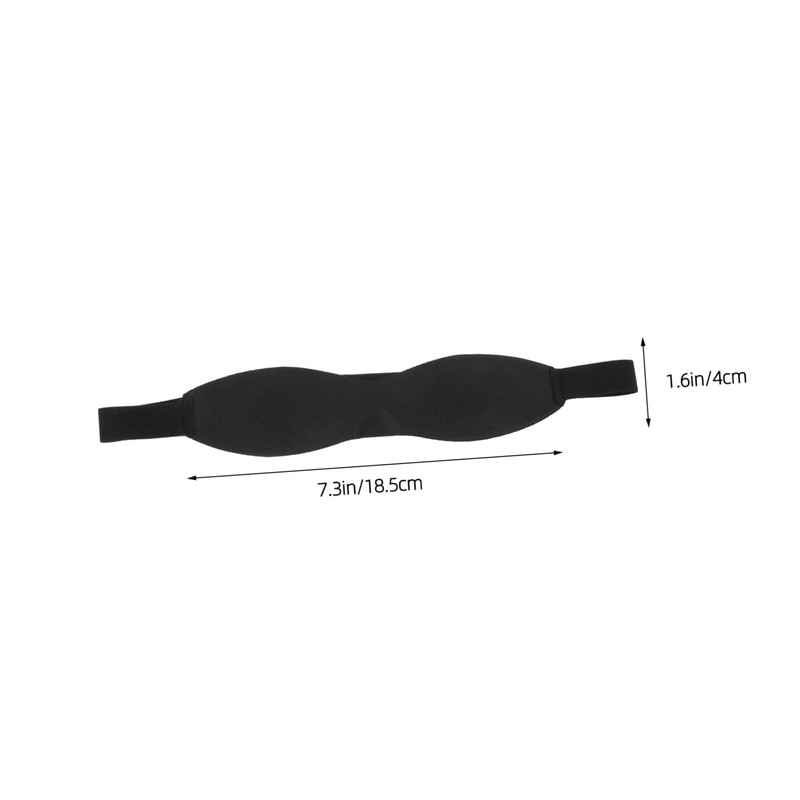 SAFIGLE Black Eye Mask for Sleeping Breathable Milk Silk Eye