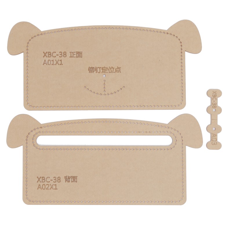Acrylic Template Durable Transparent Clear DIY Cartoon Pencil Case Stencil