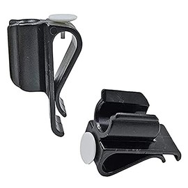 Dogxiong 2 Pack Golf Club Bag Clips On Putter Clamp Holder Organizer Value Durable Plastic Black Putting Clip Golf Accessories for Men Women Golfer