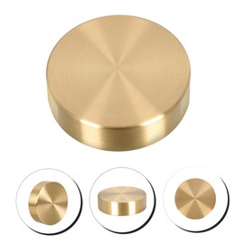 Hemoton Round Ruler Paperweight Office Desk Supplies Desktop Paperweight Brass Letterweight Holding Paper Flat Office Paperweight Painting Paperweights Paper Weight for Calligraphy Brass