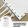 100Pcs TF2005A 8P8C RJ45 Connector CAT6 Unshielded Ethernet Crystal Head