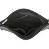 styleBREAKER 'YES' or 'NO' print clutch, tassel pendant upon zipper,